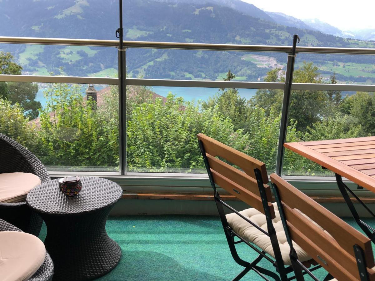 Wohnung Mit See Und Bergsicht Im Vier Sterne Hotel Beatenberg Zewnętrze zdjęcie